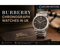 Burberry chronograph watches in UK