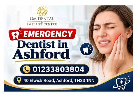 Need an Emergency Dentist in Ashford? Local Same-Day Clinical Care