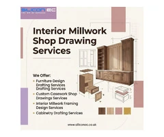 Professional Millwork Shop Drawing Services in London, UK.
