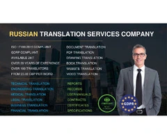 Russian Certified Translation Services in the UK