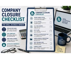 Company Closure Checklist for Small Business Owners!