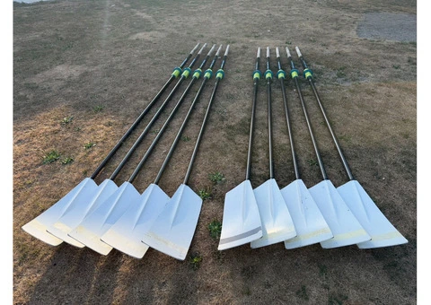Concept skinny sweep oars