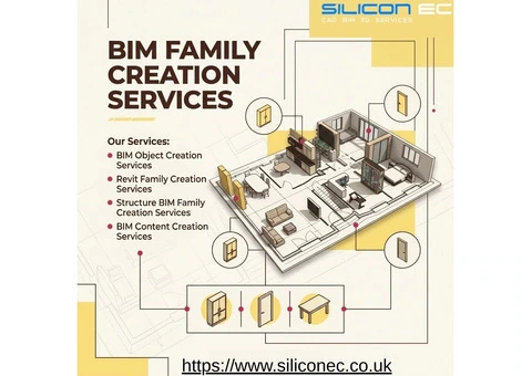 Tailored BIM Family Creation Services for Engineering Projects in the UK.