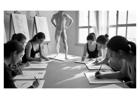Male butler and life drawing model for event hire