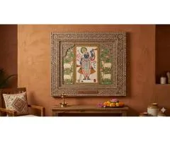 Find Unique Traditional Pichwai Paintings Combined with Decorative Limpan Art