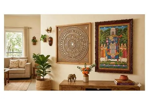 Discover Handmade Limpan Art and Pichwai Painting for Refined Home Decoration