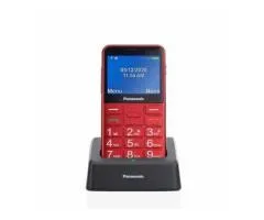 Mobile Phone Red  Panasonic Pay As You Go