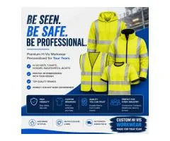 Personalised Hi Vis Workwear & Custom Hi Vis Clothing UK