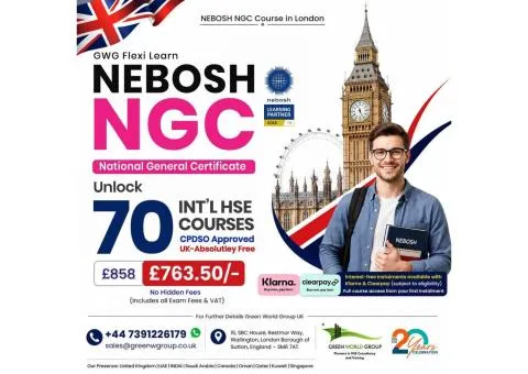 NEBOSH NGC Training UK | Green World Group UK