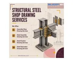 Structural Steel Shop Drawing Services for Complex Steelwork Projects in UK.