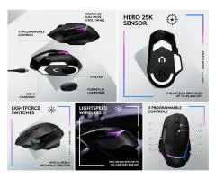 Logitech G502 X PLUS Wireless Gaming Mouse New