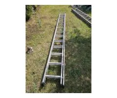 1 set of Hailo Heavy Duty Aluminium Extension Ladders
