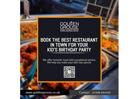 Book the best restaurant in town for your kid's birthday party
