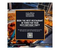 Book the best restaurant in town for your kid's birthday party