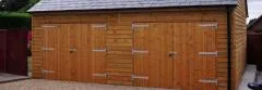 Bespoke Wooden Double Garages Built for British Homes