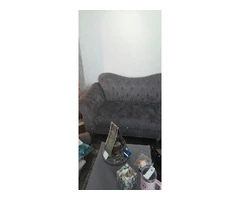 Grey corner sofa vgc
