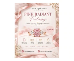Pink Radiant Trilogy: Elegant Pink Diamond Style | Layla Diamonds