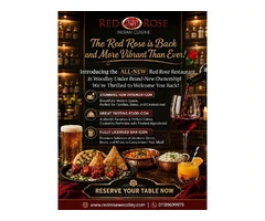 Red Rose Indian Cuisine Is Back in Woodley!