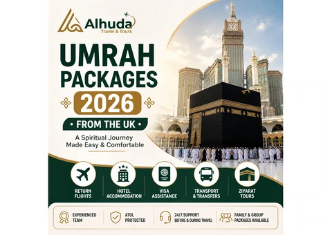 Umrah Packages from UK 2026 – Al Huda Travel