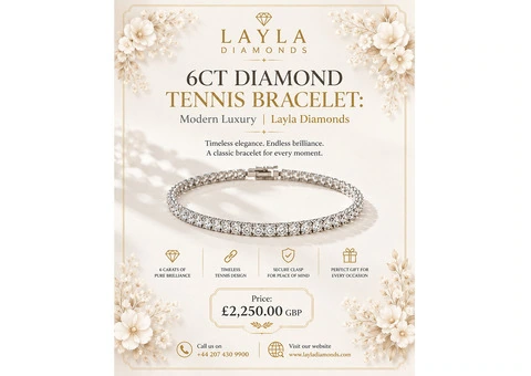 6ct Diamond Tennis Bracelet: Modern Luxury | Layla Diamonds