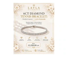 6ct Diamond Tennis Bracelet: Modern Luxury | Layla Diamonds