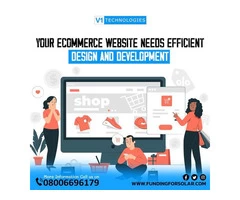 Your e-commerce website needs efficient design and development