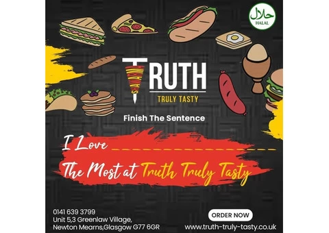 Best Kebabs Takeaway Newton Mearns - Truth Truly Tasty