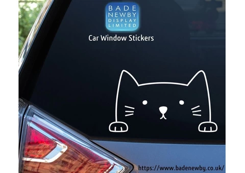Make your business noticeable with Car Window Sticker.