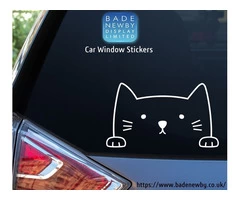 Make your business noticeable with Car Window Sticker.