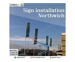 Sign installation Northwich