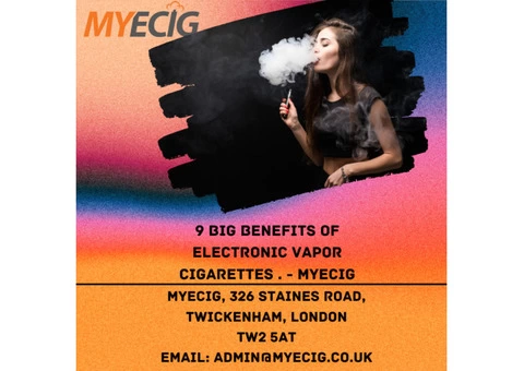 9 Big Benefits of Electronic Vapor Cigarettes . - MyEcig