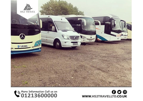 Flight disruption coach Birmingham | HS2 travel services Ltd