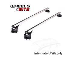 BLACK STEEL ROOF RACK FOR INTEGRATED BARS BMW