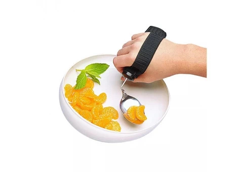 Get Utensil Holders To Help Grip Cutlery for elderly.