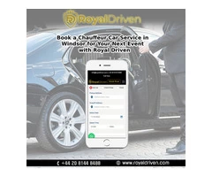 Book a Chauffeur Car Service in Windsor for Your Next Event with Royal Driven