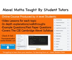 Alevel maths taught by students