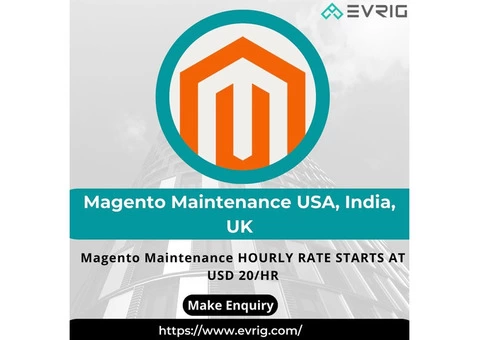 Magento Maintenance in USA, India, UK - Evrig Solutions