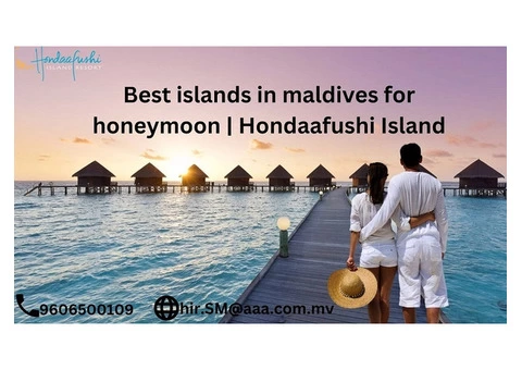 Best islands in maldives for honeymoon in 2022-23 | Hondaafushi Island