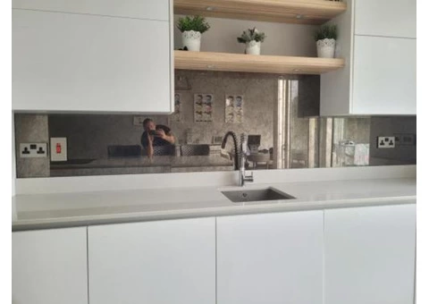 Mirror Glass Splashbacks Kitchen