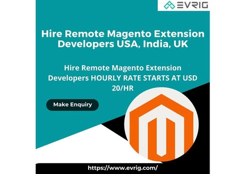 Hire remote Magento Extension Developers in USA, India, UK - Evrig Solutions