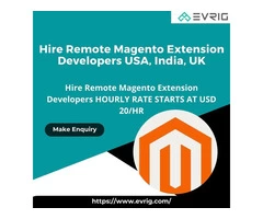 Hire remote Magento Extension Developers in USA, India, UK - Evrig Solutions