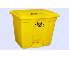 Multiple sizes of clinical waste bins at your hand with Trikon waste cleaning service