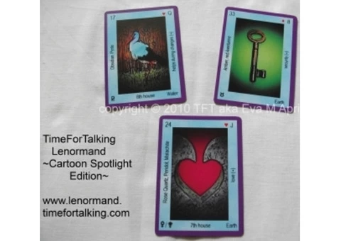 Card Reading Seminars for Lenormand Cards and Pendulum Dowsing Edinburgh, Lenormand Cards - 4/5