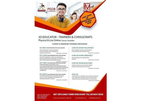 Job Oriented Professional Trainings with International Certifications.