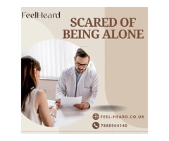 Scared of being alone? contact Feel Heard
