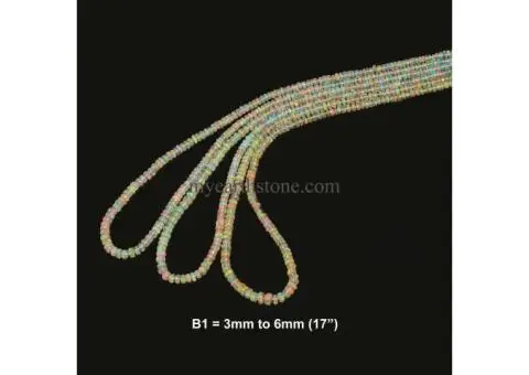 Ethiopian Opal Gemstone Beads for Making Jewelry | My Earth Stone - 2/8