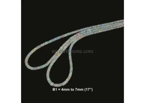 Ethiopian Opal Gemstone Beads for Making Jewelry | My Earth Stone - 5/8