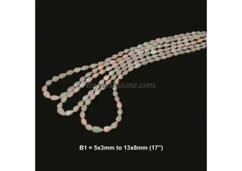 Ethiopian Opal Gemstone Beads for Making Jewelry | My Earth Stone - 7/8