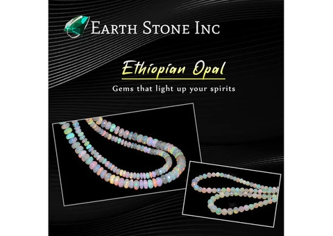 Ethiopian Opal Gemstone Beads for Making Jewelry | My Earth Stone - 1/8