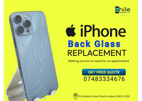 Apple iPhone Back Glass/Rear Glass Replacement Service London - While You Wait Repairs